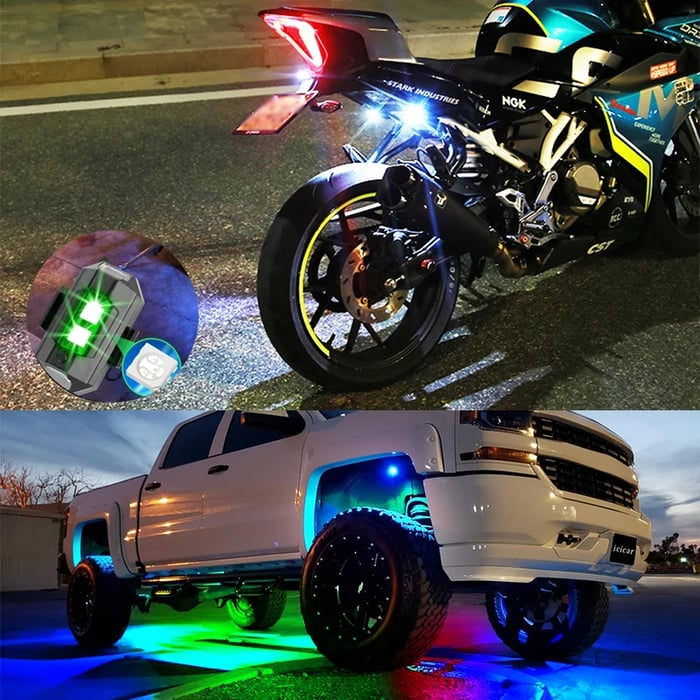 🔥LED Anti-Collision Strobe Lights – USB Rechargeable & Multi-Mode✨